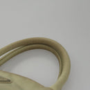 PRADA Hand Bag Nylon Beige Auth bs21346-8