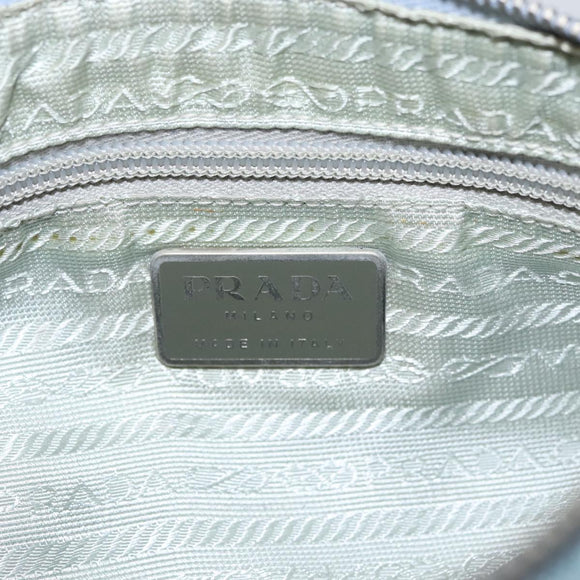 PRADA Sports Shoulder Bag Canvas Blue Auth bs21360