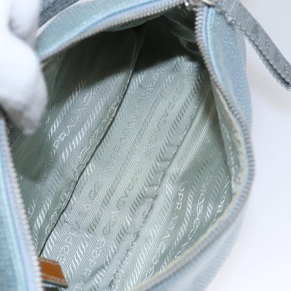 PRADA Sports Shoulder Bag Canvas Blue Auth bs21360