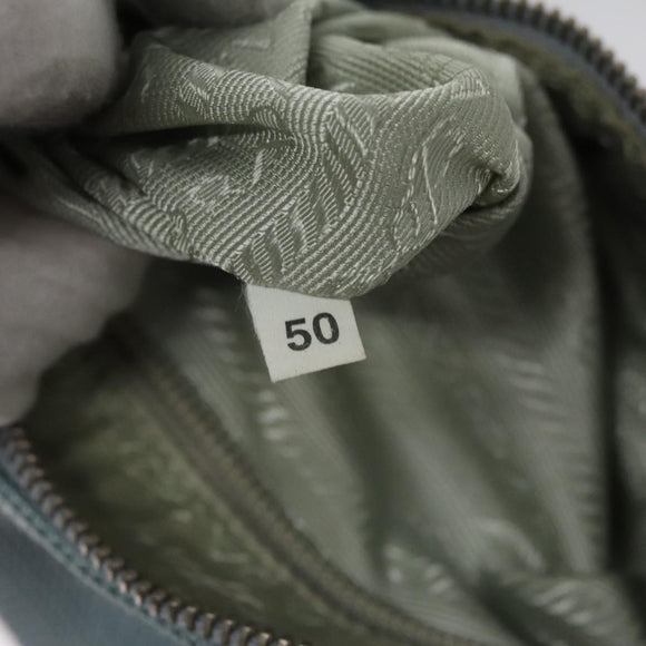 PRADA Sports Shoulder Bag Canvas Blue Auth bs21360