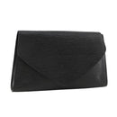 LOUIS VUITTON Epi Art Deco Clutch Bag Black M52632 LV Auth bs21387-1