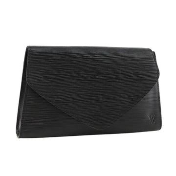 LOUIS VUITTON Epi Art Deco Clutch Bag Black M52632 LV Auth bs21387