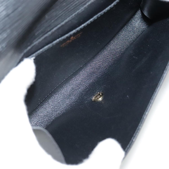LOUIS VUITTON Epi Art Deco Clutch Bag Black M52632 LV Auth bs21387