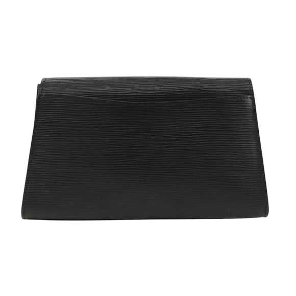 LOUIS VUITTON Epi Art Deco Clutch Bag Black M52632 LV Auth bs21387