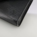 LOUIS VUITTON Epi Art Deco Clutch Bag Black M52632 LV Auth bs21387-14