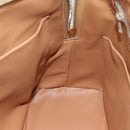 CELINE Macadam Canvas Hand Bag PVC Leather Brown Gold Auth bs21413-20