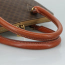 CELINE Macadam Canvas Hand Bag PVC Leather Brown Gold Auth bs21413-7