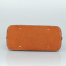 CELINE Macadam Canvas Hand Bag PVC Leather Brown Gold Auth bs21413-5