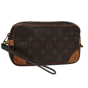 LOUIS VUITTON Monogram Marly Dragonne PM Clutch Bag M51827 LV Auth bs21421
