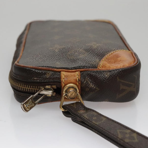 LOUIS VUITTON Monogram Marly Dragonne PM Clutch Bag M51827 LV Auth bs21421