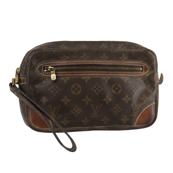LOUIS VUITTON Monogram Marly Dragonne GM Clutch Bag M51825 LV Auth bs21432