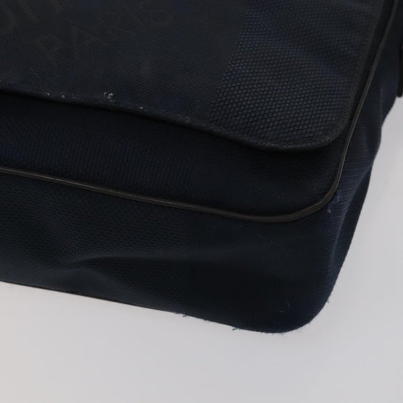 LOUIS VUITTON Damier Geant Petite Message Shoulder Bag Navy N41127 Auth bs21447