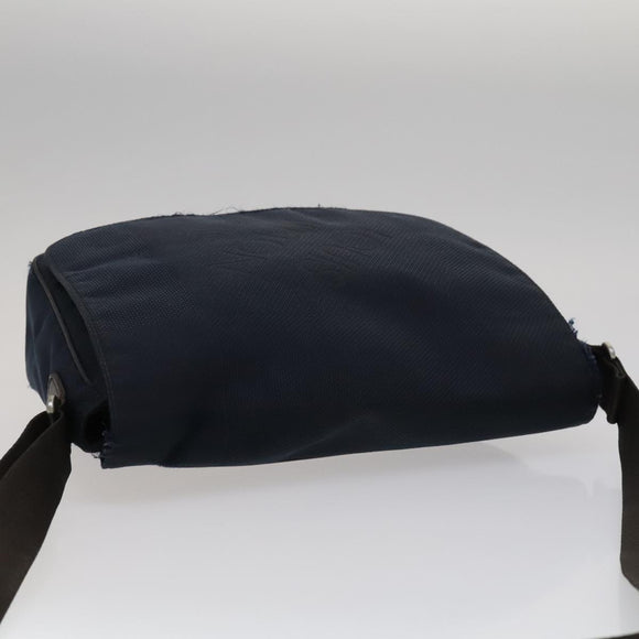 LOUIS VUITTON Damier Geant Petite Message Shoulder Bag Navy N41127 Auth bs21447