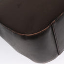 BURBERRY Shoulder Bag Nylon Leather Brown Auth bs21448-15