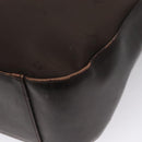 BURBERRY Shoulder Bag Nylon Leather Brown Auth bs21448-16