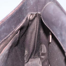 BURBERRY Shoulder Bag Nylon Leather Brown Auth bs21448-19