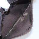 BURBERRY Shoulder Bag Nylon Leather Brown Auth bs21448-21