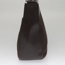 BURBERRY Shoulder Bag Nylon Leather Brown Auth bs21448-3