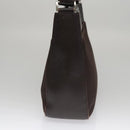 BURBERRY Shoulder Bag Nylon Leather Brown Auth bs21448-4