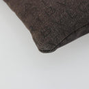 BVLGARI Shoulder Bag Canvas Brown Auth bs21453-15