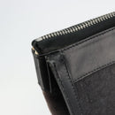 BVLGARI Shoulder Bag Canvas Brown Auth bs21453-17