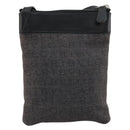 BVLGARI Shoulder Bag Canvas Brown Auth bs21453-2