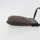 BVLGARI Shoulder Bag Canvas Brown Auth bs21453-3