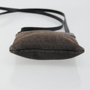 BVLGARI Shoulder Bag Canvas Brown Auth bs21453-5