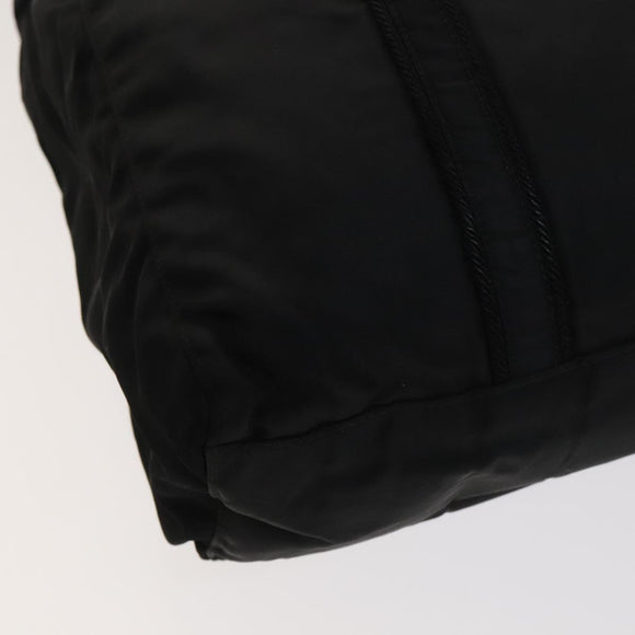PRADA Tote Bag Nylon Black Auth bs21457