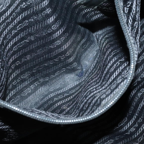 PRADA Tote Bag Nylon Black Auth bs21457