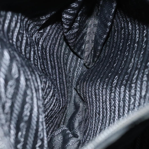 PRADA Tote Bag Nylon Black Auth bs21457