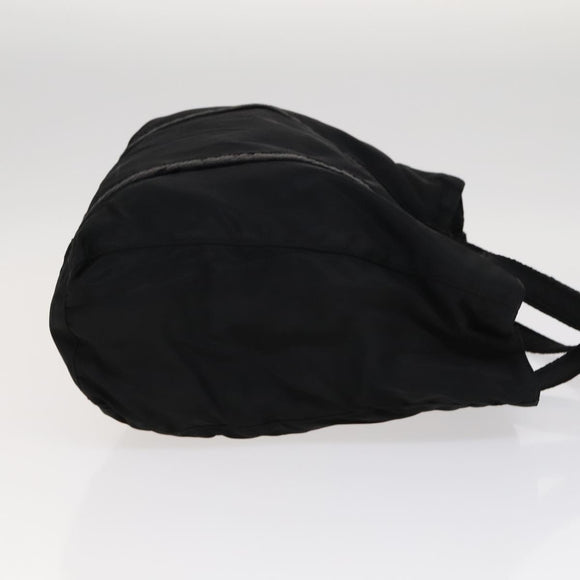 PRADA Tote Bag Nylon Black Auth bs21457