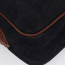 Burberrys Shoulder Bag Suede Navy Auth bs21460-13