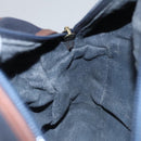 Burberrys Shoulder Bag Suede Navy Auth bs21460-18