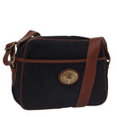 Burberrys Shoulder Bag Suede Navy Auth bs21460-1