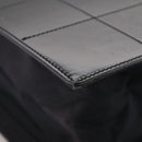 CHANEL Mademoiselle Choco Bar line Tote Bag Leather Red CC Auth bs21462-17