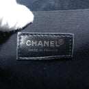 CHANEL Mademoiselle Choco Bar line Tote Bag Leather Red CC Auth bs21462-20