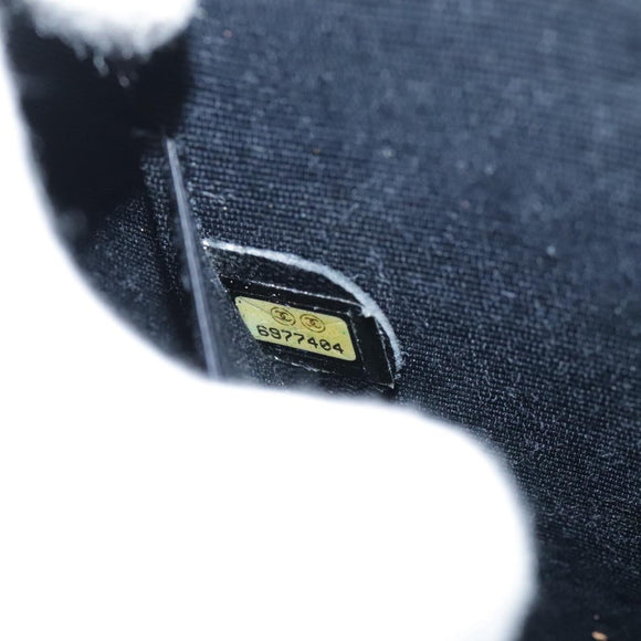 CHANEL Mademoiselle Choco Bar line Tote Bag Leather Red CC Auth bs21462