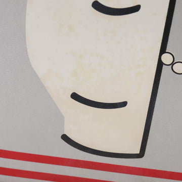 CHANEL Mademoiselle Choco Bar line Tote Bag Leather Red CC Auth bs21462 - 0