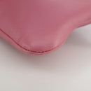 VALENTINO Pouch Leather Pink Auth bs21474-11