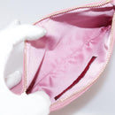 VALENTINO Pouch Leather Pink Auth bs21474-17