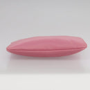 VALENTINO Pouch Leather Pink Auth bs21474-9