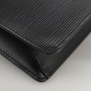 LOUIS VUITTON Epi Pochette Homme Clutch Bag Black Noir M52522 LV Auth bs21484-16