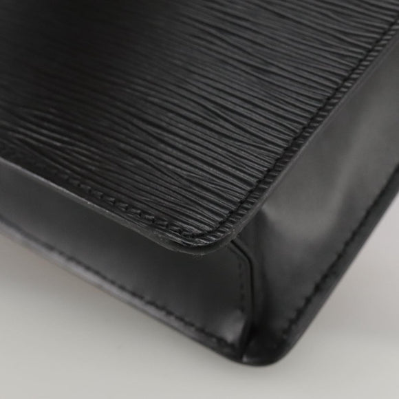 LOUIS VUITTON Epi Pochette Homme Clutch Bag Black Noir M52522 LV Auth bs21484