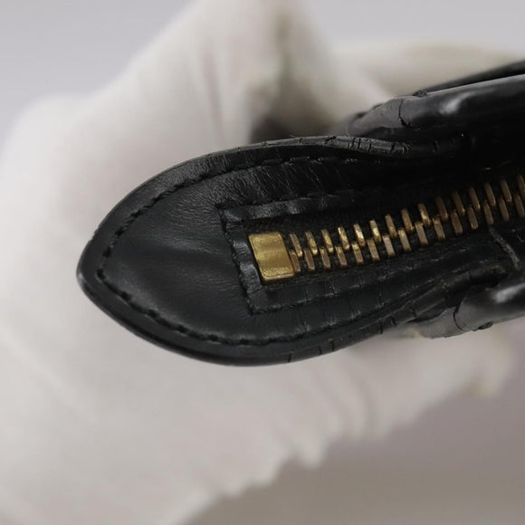 LOUIS VUITTON Epi Pochette Homme Clutch Bag Black Noir M52522 LV Auth bs21484