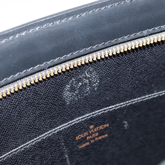 LOUIS VUITTON Epi Pochette Homme Clutch Bag Black Noir M52522 LV Auth bs21484