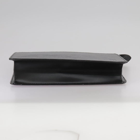 LOUIS VUITTON Epi Pochette Homme Clutch Bag Black Noir M52522 LV Auth bs21484