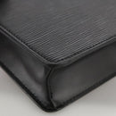 LOUIS VUITTON Epi Pochette Homme Clutch Bag Black Noir M52522 LV Auth bs21484-14