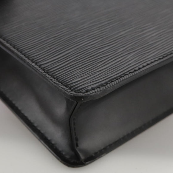 LOUIS VUITTON Epi Pochette Homme Clutch Bag Black Noir M52522 LV Auth bs21484