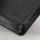 LOUIS VUITTON Epi Pochette Homme Clutch Bag Black Noir M52522 LV Auth bs21484-15